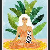 Cuadro Meditation With Thy Cat