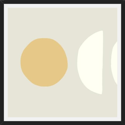 Cuadro Simple shapes in soft tones 2