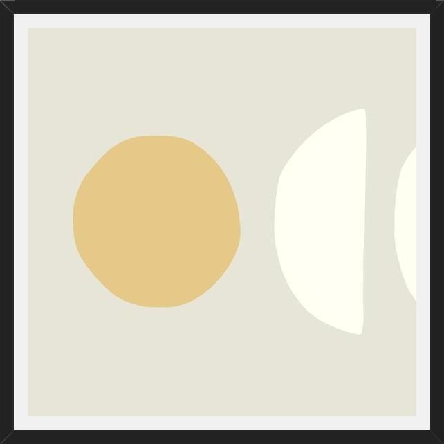 Cuadro Simple shapes in soft tones 2