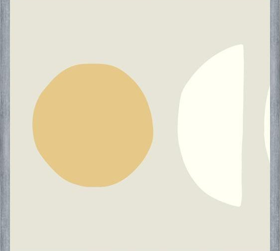 Cuadro Simple shapes in soft tones 2