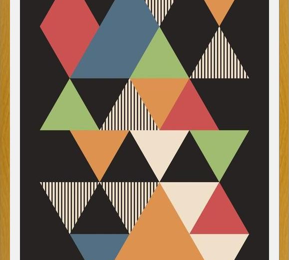 Cuadro Abstract Geometrie