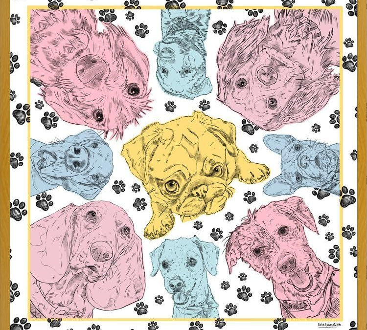 Cuadro Diseño Perros PopArt