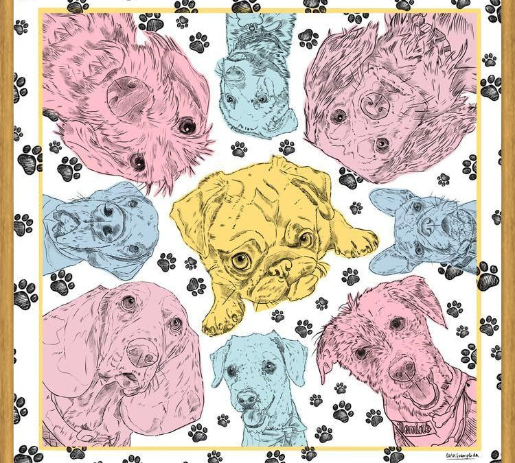 Cuadro Diseño Perros PopArt