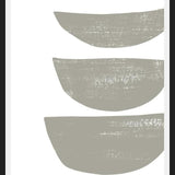 Cuadro Gray scratched shape