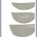 Cuadro Gray scratched shape