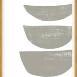 Cuadro Gray scratched shape