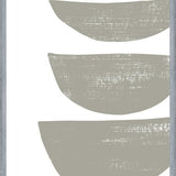 Cuadro Gray scratched shape