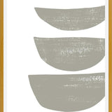 Cuadro Gray scratched shape