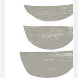 Cuadro Gray scratched shape