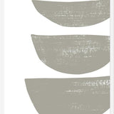Cuadro Gray scratched shape