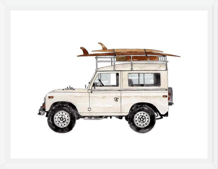 Cuadro Surf Vintage Truck
