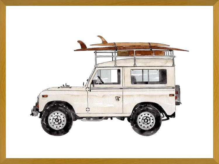 Cuadro Surf Vintage Truck