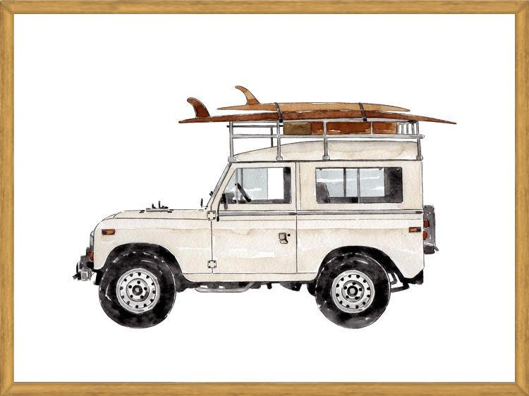 Cuadro Surf Vintage Truck