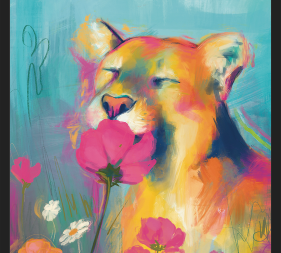 Cuadro Sketch Art Puma