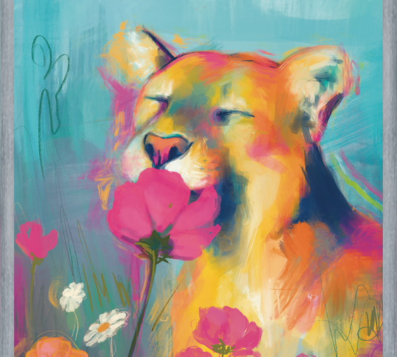 Cuadro Sketch Art Puma