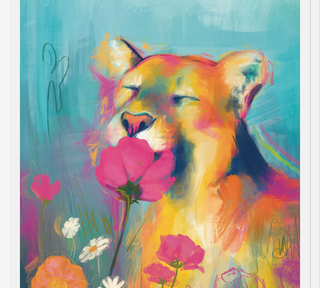 Cuadro Sketch Art Puma