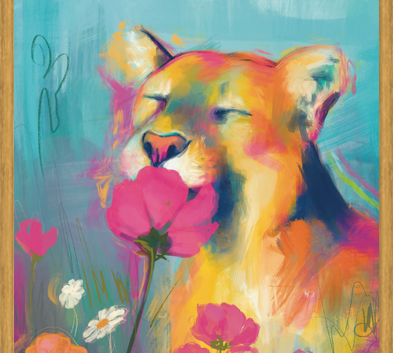 Cuadro Sketch Art Puma