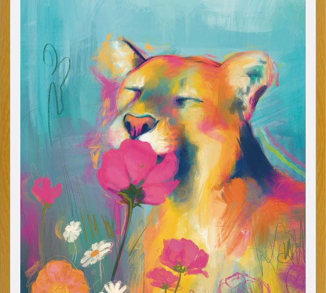 Cuadro Sketch Art Puma
