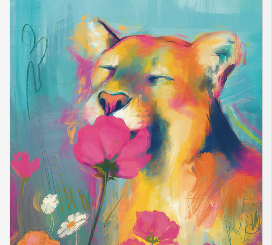 Cuadro Sketch Art Puma
