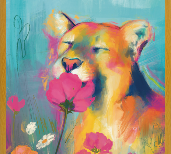Cuadro Sketch Art Puma