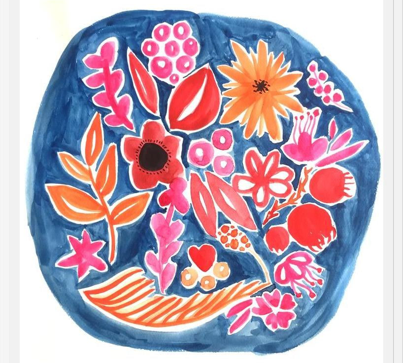 Cuadro Circulo Azul