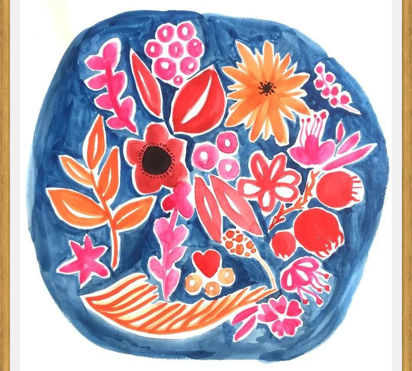 Cuadro Circulo Azul