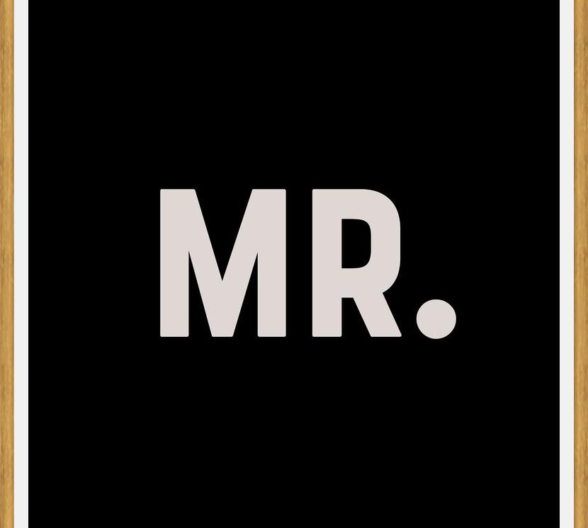 Cuadro Mr. Black