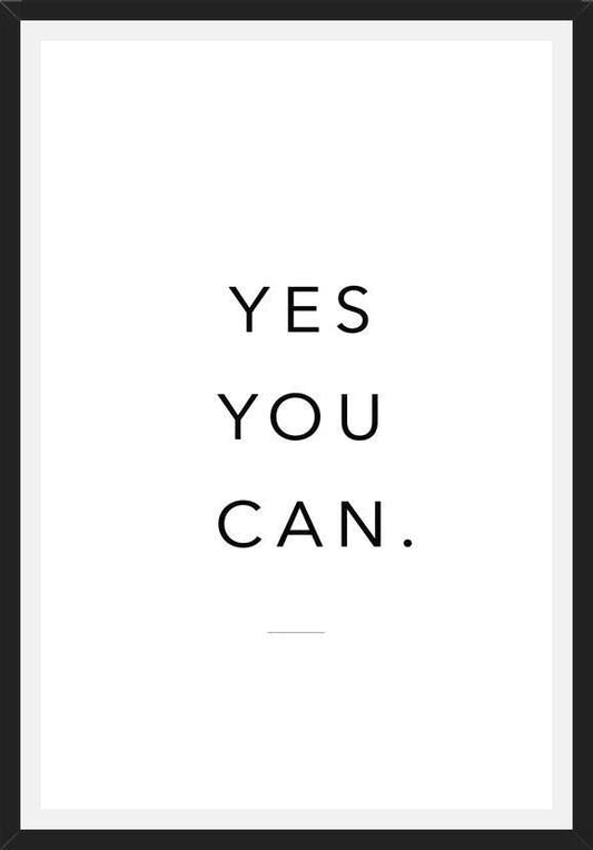 Cuadro Yes You Can