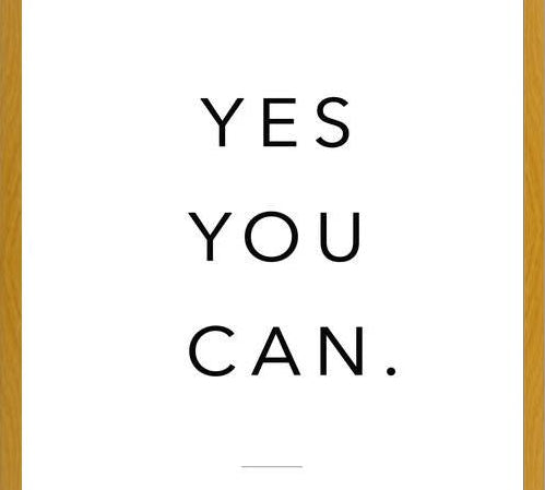 Cuadro Yes You Can