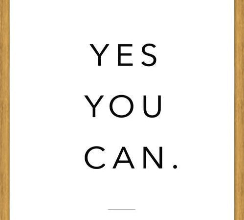 Cuadro Yes You Can