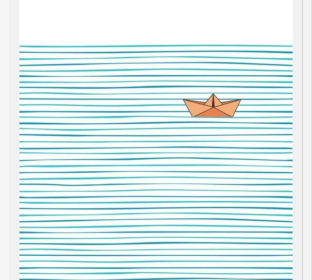 Cuadro El Barco Solitario