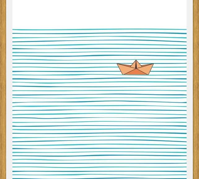 Cuadro El Barco Solitario