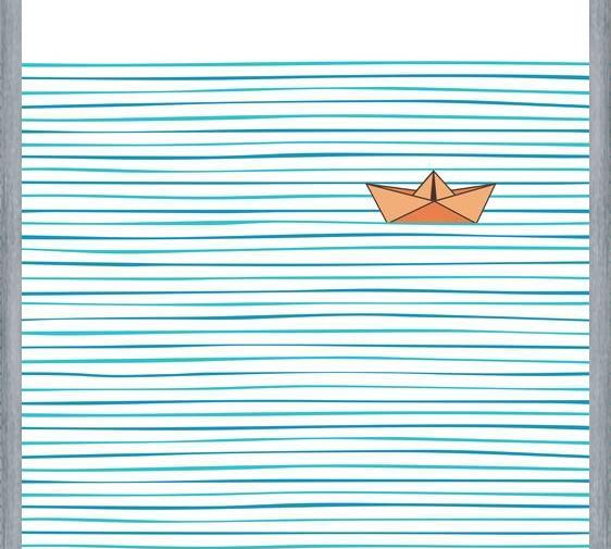 Cuadro El Barco Solitario