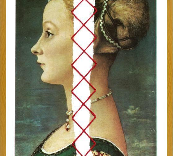 Cuadro Mujer dividida