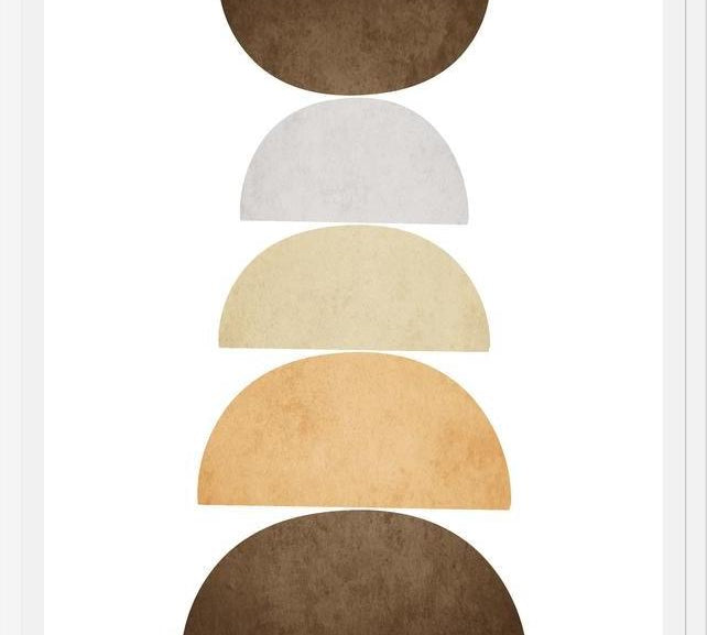 Cuadro Half Circles