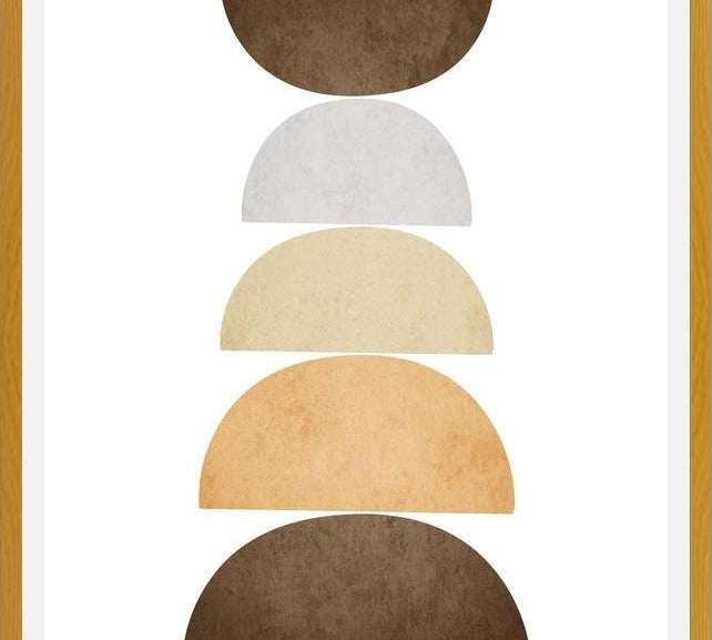 Cuadro Half Circles