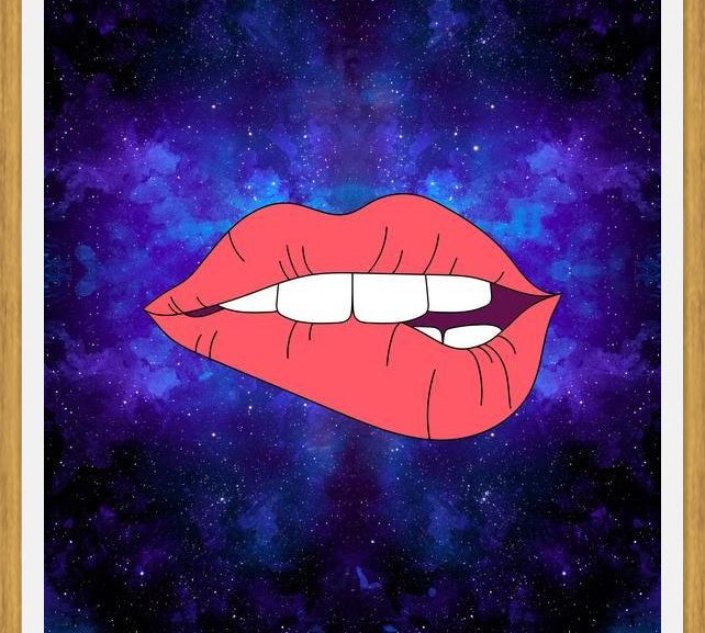 Cuadro Mouth Planet