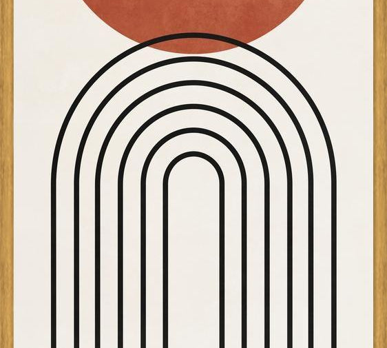 Cuadro Lines, Shapes And colors - v01