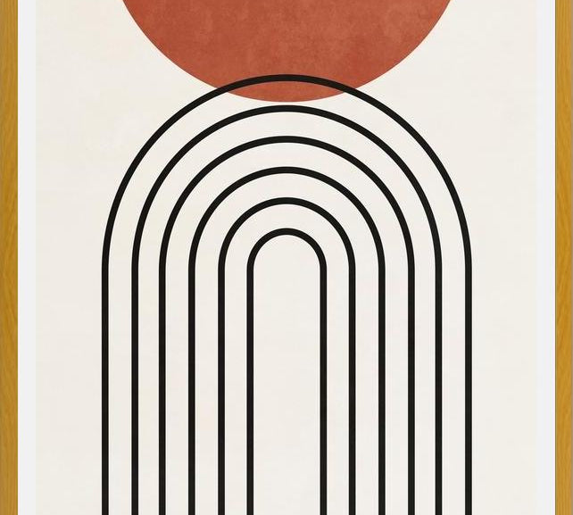 Cuadro Lines, Shapes And colors - v01