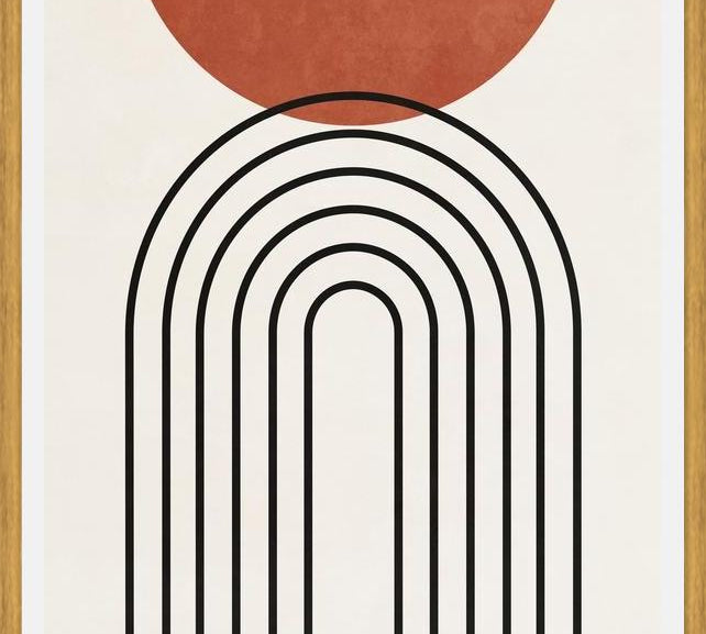 Cuadro Lines, Shapes And colors - v01