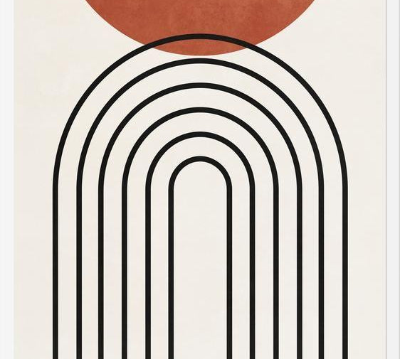 Cuadro Lines, Shapes And colors - v01