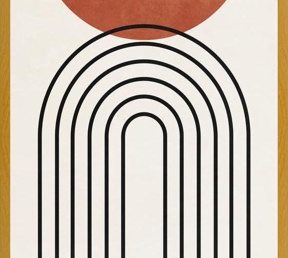 Cuadro Lines, Shapes And colors - v01