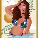 Cuadro Mujer en la Playa 3