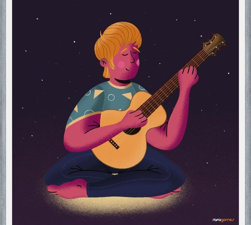 Cuadro Canción en El Espacio