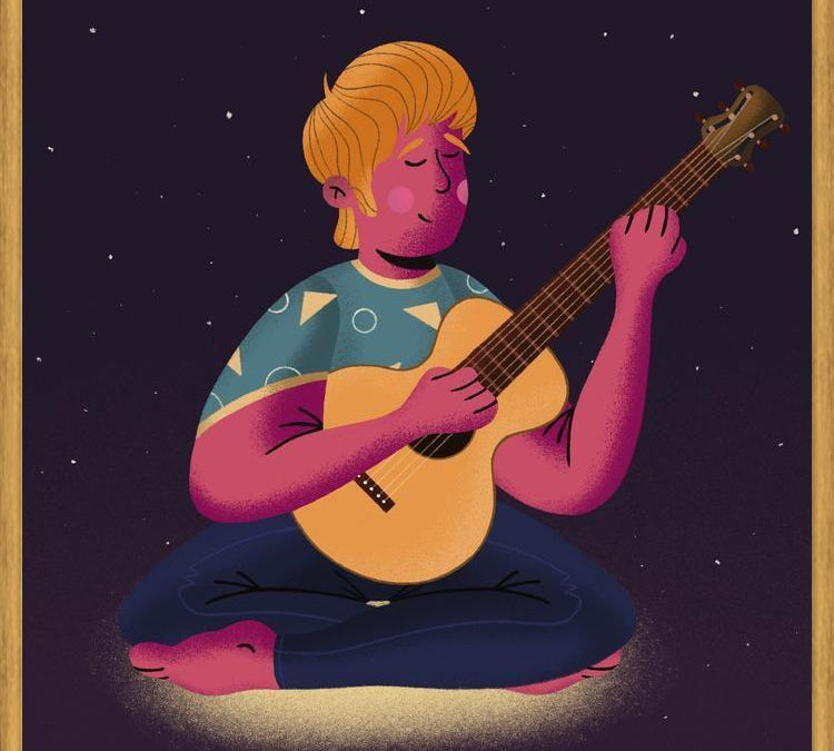 Cuadro Canción en El Espacio
