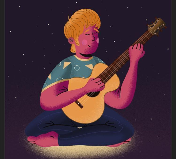 Cuadro Canción en El Espacio
