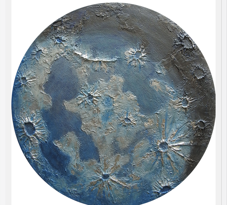 Cuadro Gibbous moon