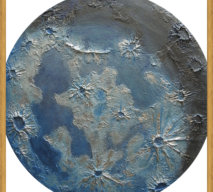 Cuadro Gibbous moon