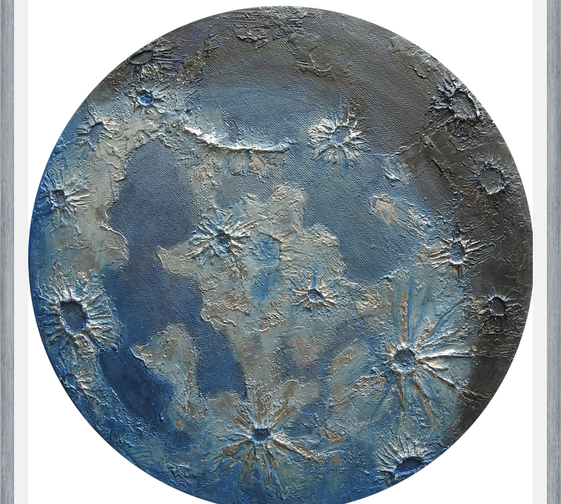 Cuadro Gibbous moon