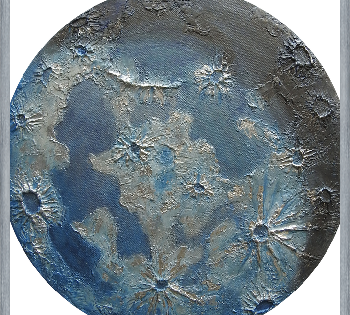 Cuadro Gibbous moon